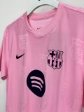 Barcelona  Special Edition Pink  Player  1:1 Quality Soccer Jersey 26-27