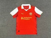 Rotherham United Home Fans  1:1 Quality Soccer Jersey  25-26