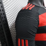 Flamenco home Long sleeves player  1:1 Quality Soccer Jersey   24-25