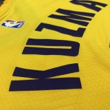 Los Angeles Lakers  V-Neck  Yellow with star  #0 KUZMA 1:1 Quality NBA Season Jerseys