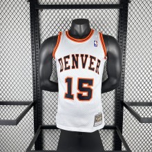 Denver Nuggets Retro White  #15 JOKIC 1:1 Quality NBA  Season Jerseys 2006-2007