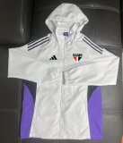Sao Paulo  Windbreaker  White 1:1 Quality Soccer Jersey  25-26