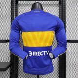 Boca Juniors home Long sleeves Player  1:1 Quality Soccer Jersey   24-25