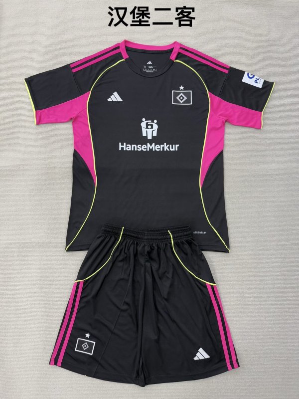 Hamburger  Third Away Fans (kids and man ) 1:1 Quality Soccer Jersey  25-26