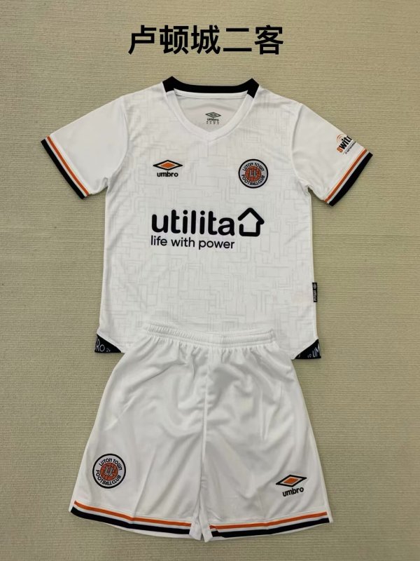 Luton Town third away kids 1:1 Quality Soccer Jersey   24-25
