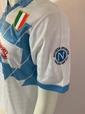 Retro Napoli away 1:1 Quality Soccer Jersey  1991-1993