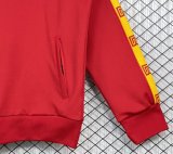 Retro Roma Jacket Red 1:1 Quality Soccer Jersey 1988-1989