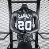 San Antonio Spurs camouflage #20 GINOBILI 1:1 Quality NBA  Season Jerseys
