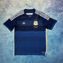 Retro  Argentina Away （带小字 ） 1:1 Quality Soccer Jersey   2014