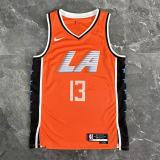 Los Angeles Clippers  Orange City Edition #13 GEORGE 1:1 Quality NBA  Season Jerseys 2026