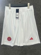 Ajax home shorts pants 1:1 Quality Soccer Jersey  24-25