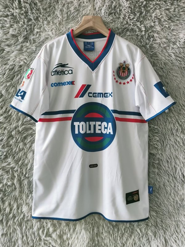 Retro Chivas Away Fans  1:1 Quality Soccer Jersey  2001-2002