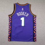 Phoenix Suns Kids City Edition Purplr #1 BOOKER 1:1 Quality NBA Jerseys
