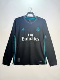 Retro Real Madrid  Long Sleeve  Fans   1:1 Quality Soccer Jersey  2017-2018