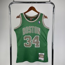 Retro SW  Boston Celtics Green #34 PIERCE 1:1 Quality NBA Jerseys  2007-2008