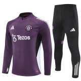 Manchester United Training Tracksuit Purple (Kids And Man )  1:1  25-26
