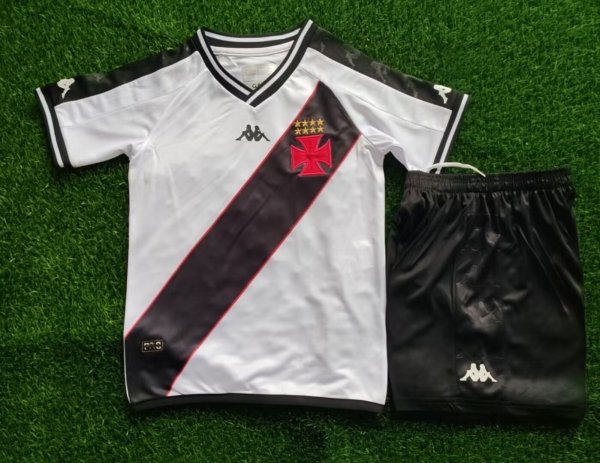 Vasco da Gama  home  kids  1:1 Quality Soccer Jersey   24-25