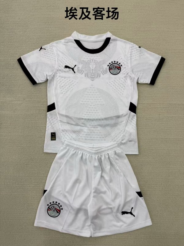 Egypt away fans 1:1 Quality Soccer Jersey   have kids  (16-2XL)   24-25