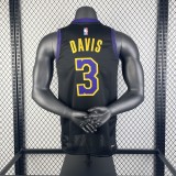 Los Angeles Lakers City Edition  Black  #3 DAVIS 1:1 Quality NBA Season Jerseys  2026