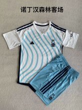 Nottingham Forest  Away kids 1:1 Quality Soccer Jersey  23-24