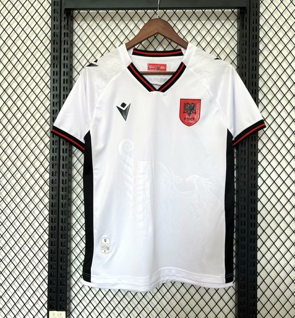 Albania away Fans   1:1 Quality Soccer Jersey  25-26