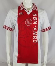 Retro Ajax Home 1:1 Quality Soccer Jersey  1995-1996