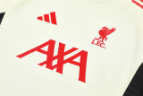 Liverpool  Training  Yollow Fans Kits  1:1 Quality Soccer Jersey 25-26 (Kids And Man )