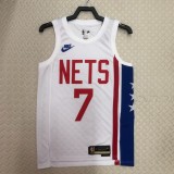 Brooklyn Nets Retro  White  #7 DURANT 1:1 Quality NBA  Season Jerseys 2023