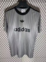 Adidas Clover T-shirt  Grey 1:1 Quality Soccer Jersey  25-26