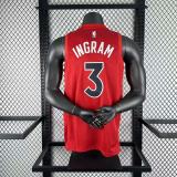 Toronto Raptors red #3 INGRAM 1:1 Quality NBA  Season Jerseys 2023