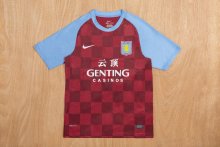 Retro Aston Villa home 1:1 Quality Soccer Jersey  2011-2012
