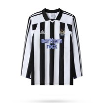 Retro Newcastle long Home Fans  1:1 Quality Soccer Jersey  2003