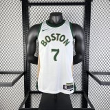 Boston Celtics City Edition White #7 BROWN   1:1 Quality NBA Jerseys  2024