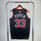 Chicago Bulls Black #33 PIPPEN 1:1 Quality NBA  Season Jerseys  2023