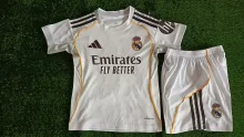 Real Madrid Home Fans kits suit 1:1 Quality Soccer Jersey    25-26