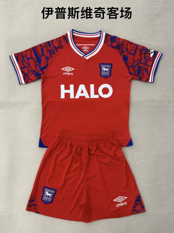 Ipswich Town Away Fans  (Kids and Man)  1:1 Quality Soccer Jersey  25-26
