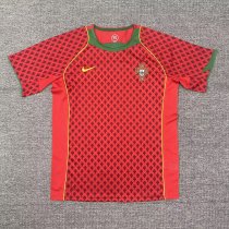 Retro Portugal Home  1:1 Quality Soccer Jersey 2004