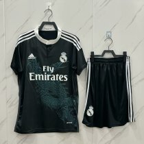 Retro  Real Madrid Third  Away Black Kits Suit 1:1 Quality Soccer Jersey   2014-2015