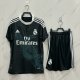 Retro  Real Madrid Third  Away Black Kits Suit 1:1 Quality Soccer Jersey   2014-2015