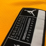Golden State Warriors  V-neck Yellow JORDAN #11 THOMPSON  1:1 Quality NBA Season Jerseys 2021