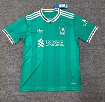 Liverpool Third Away Fans Green 1:1 Quality Soccer Jersey   25-26