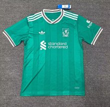 Liverpool Third Away Fans Green 1:1 Quality Soccer Jersey   25-26