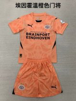 PSV Eindhoven goalkeeper kids 1:1 Quality Soccer Jersey   24-25