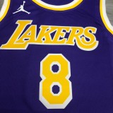 Los Angeles Lakers  75 year Pruple  Kobe #8 BRYANT 1:1 Quality NBA Season Jerseys