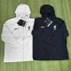 Liverpool Windbreaker  Interchange Jacket Black  White 1:1 Quality Soccer Jersey  25-26