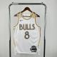 Chicago Bulls White City Edition #8 LAVINE 1:1 Quality NBA  Season Jerseys 2025