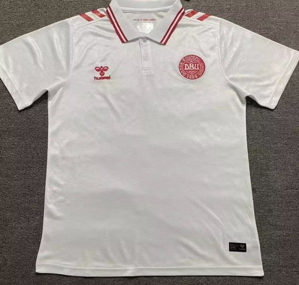 Denmark away Fans 1:1 Quality Soccer Jersey 24-25