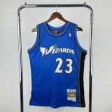 Retro Washington Wizards  Blue #23 JORDAN 1:1 Quality NBA  Season Jerseys 2001-2002