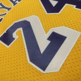 Los Angeles Lakers Retro Kobe #24 BRYANT Mitchell & Ness 2007-08 Gold Hardwood Classics Swingman Jersey