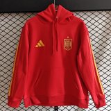 Spain Hoodie Black Blue Green  Red  Grey  White Jacket  Tracksuit  1:1 Quality Soccer Jersey  25-26